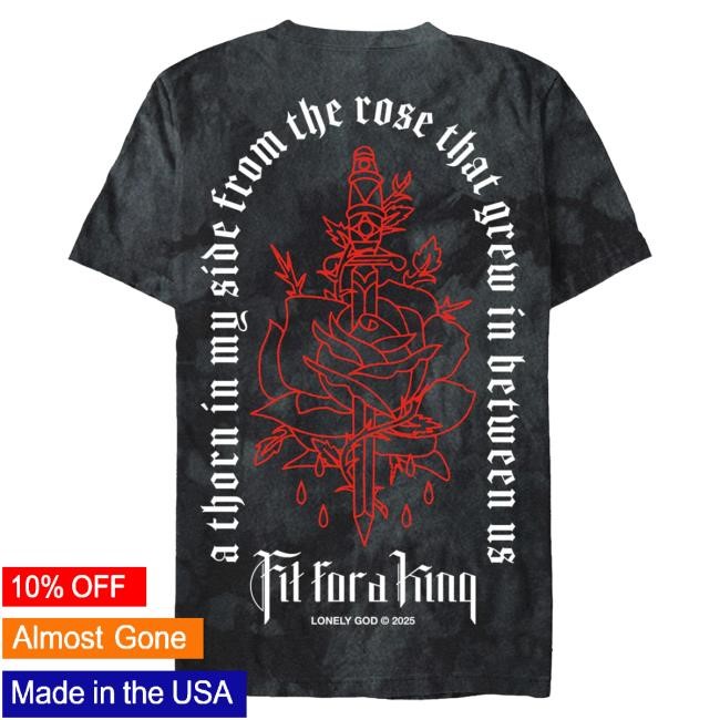 Official Fit For A King Merch Fit For A King - Rose Thorn Tie Dye - New Shirt