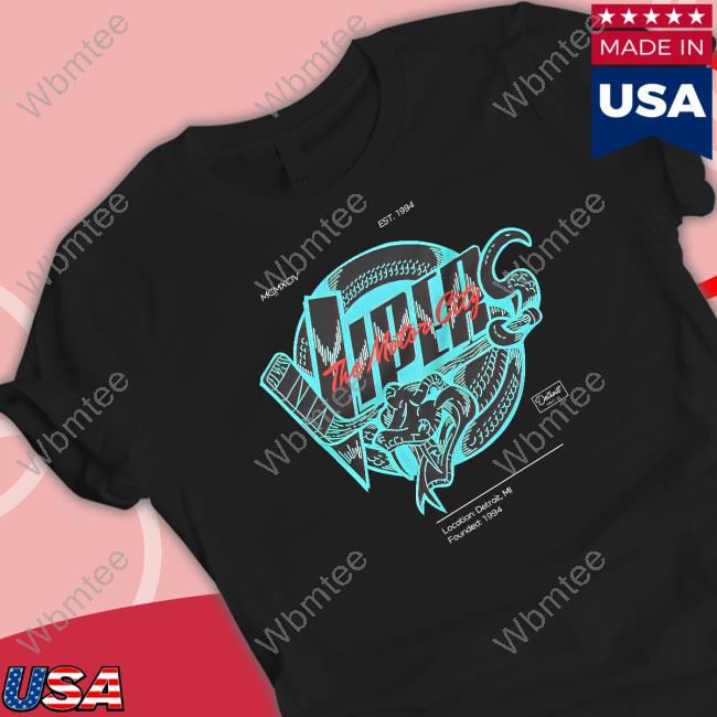 Official Detroit Apparel 313 Merch Detroit Vipers Motor City Remix Shirt