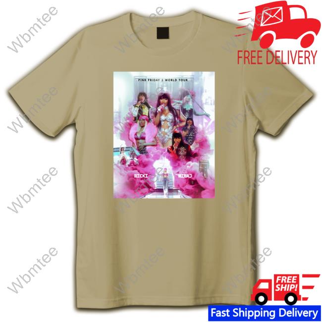 Official Nicki Minaj Pink Friday 2 World Tour Poster Hot Shirt
