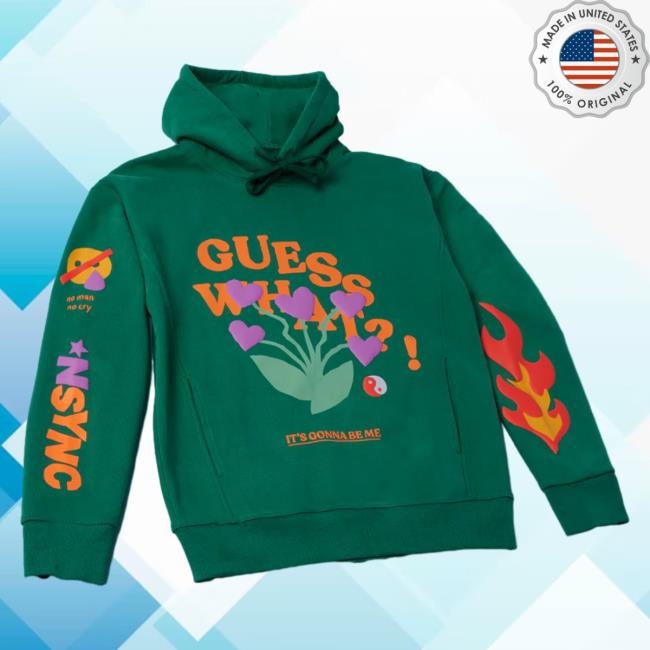 Official Nsync Apparel Clothing Store Shop Merch Guess What It's Gonna Be Me Crew neck