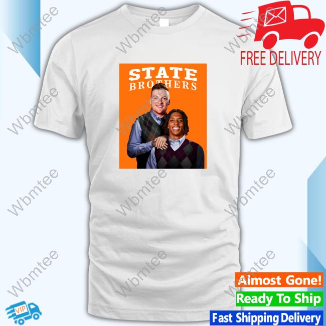 Alan Bowman And Ollie Gordon State Brothers New Shirt