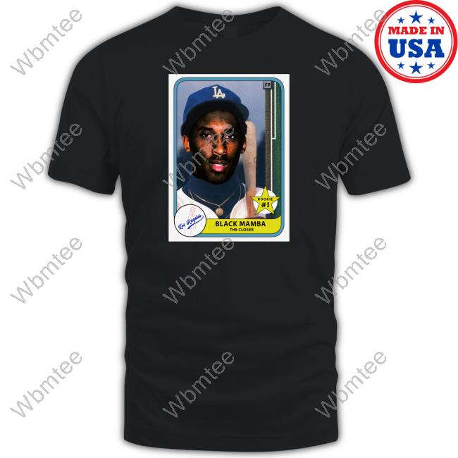 Kobe Bryant Rookie Card Shirt