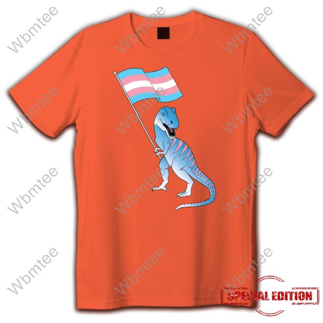 Trans Dinosaur Pride Flag Lbgt Gay Lesbian Shirts