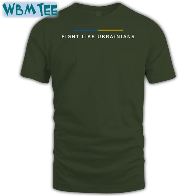 Zelenskyyua Fight Like Ukrainians T Shirt