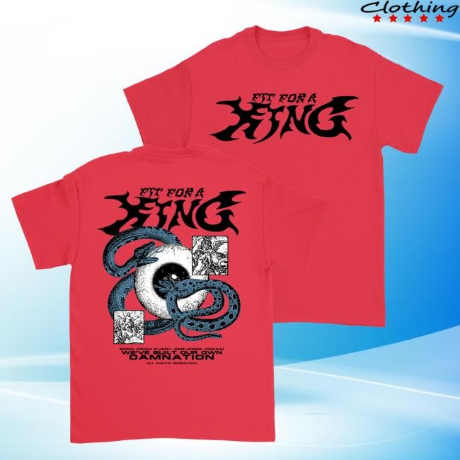 Fit For A King Snake Eyeball Tees