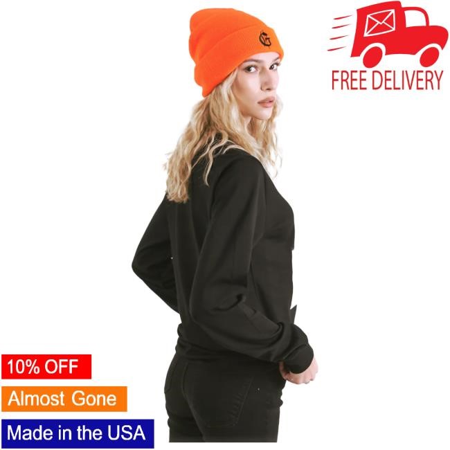 Official G-Eazy G Neon Orange Beanie GEazy