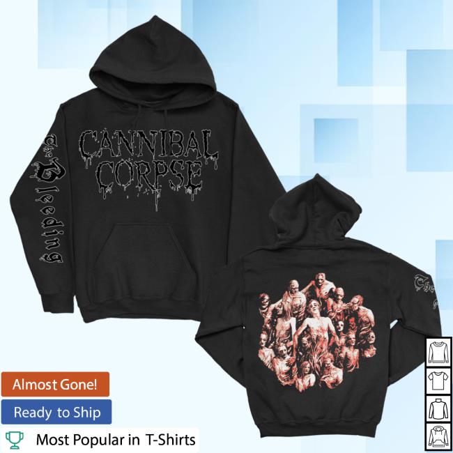 Official Cannibal Corpse Merch The Bleeding Hoodie (Black)