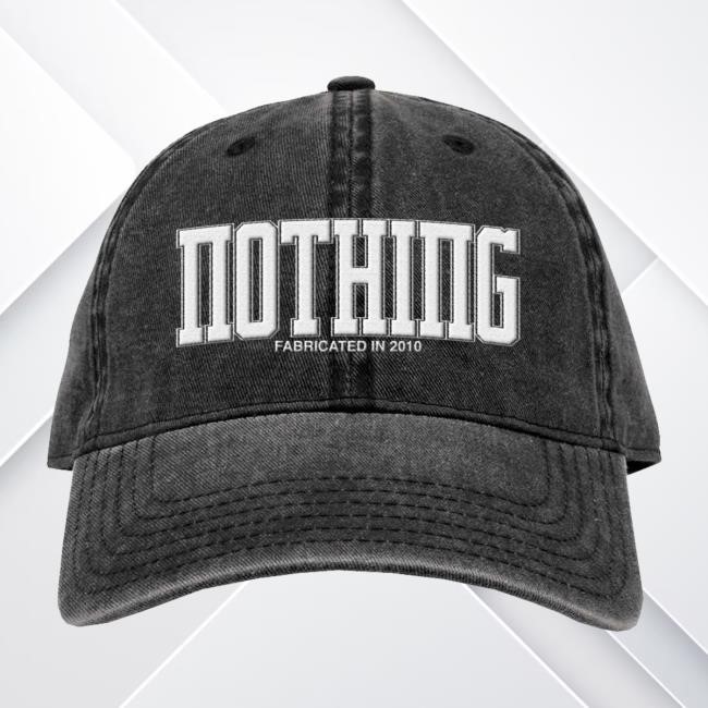 Nothing Band Fabricated Life Embroidered Twill Hat Nothing Merch