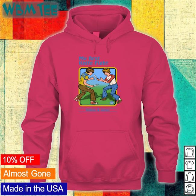 Steven Rhodes Merch My First Knife Fight Hobbies & Games Sweatshirt Shirts That Go Hard