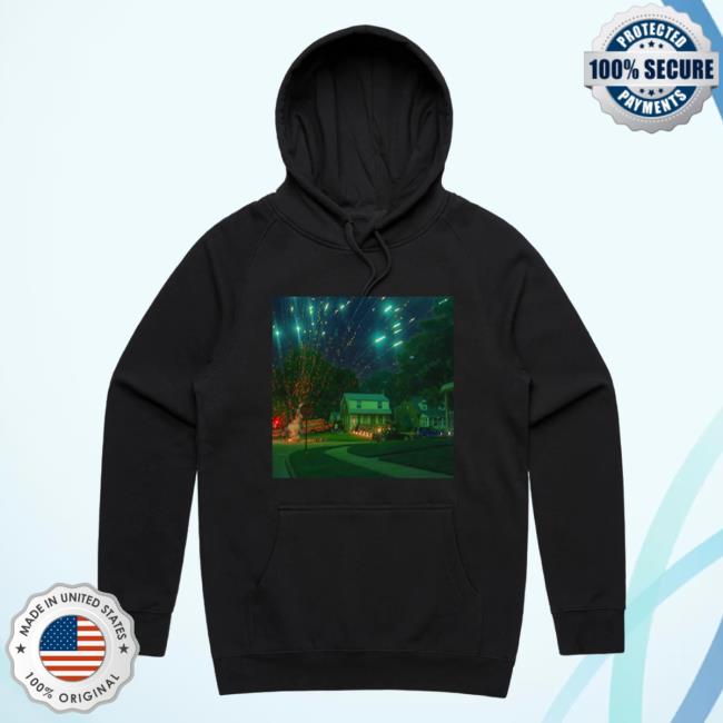 Official Allday Merch Store Allday / Starry Night Over The Phone Hoodie