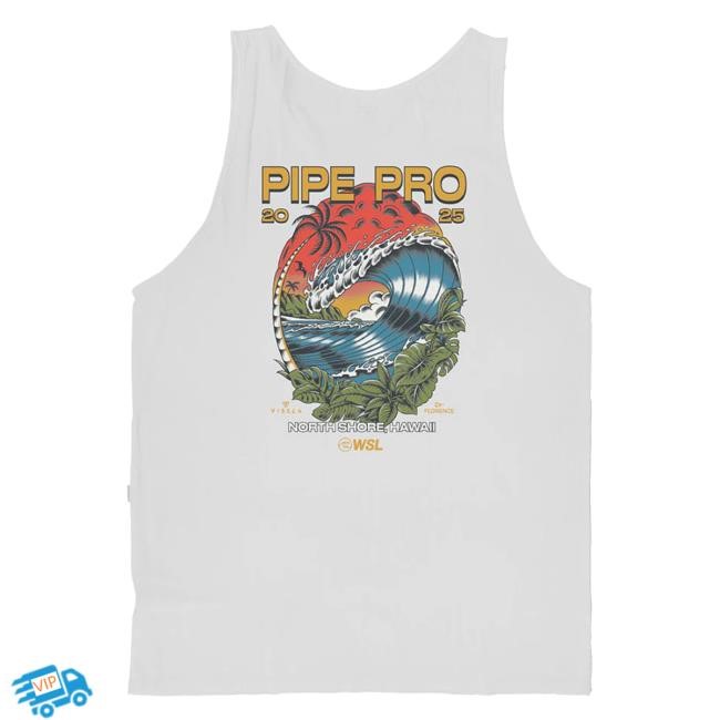Official Wsl Store World Surf League 2025 Pipe Pro Tank LS Tee