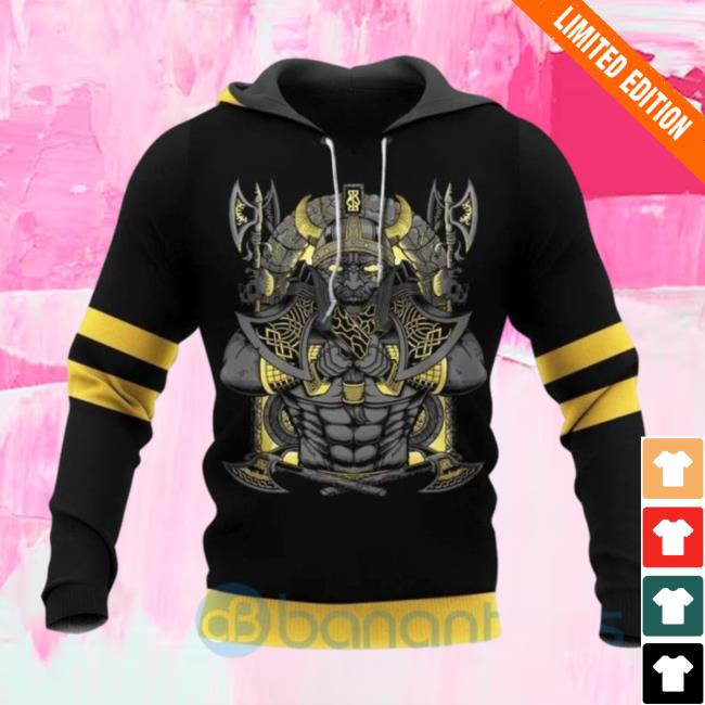 Official Banantees Jormungand Son Of Loki And Angrboda Viking Hooded Sweatshirt All Over Printed 3D