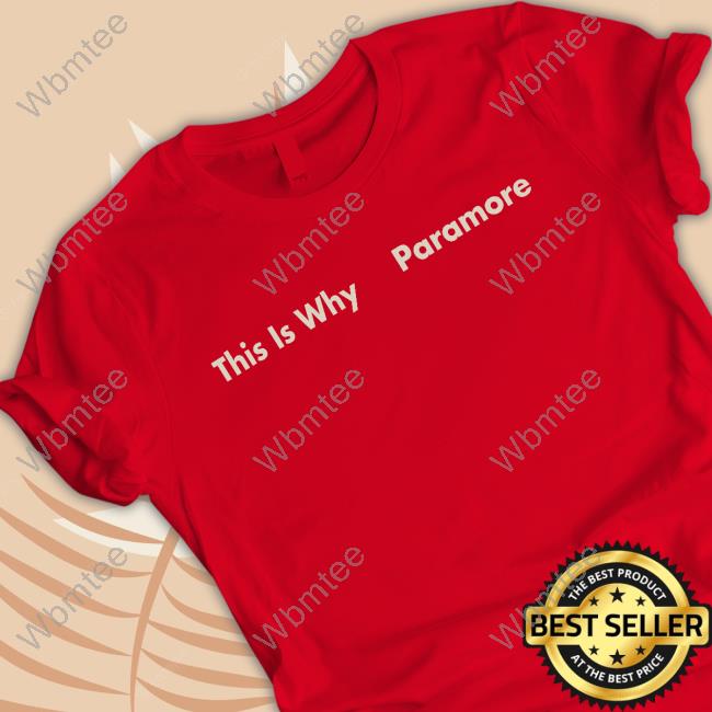 Official Paramore Shop Merch This Is Why Red Album Tees