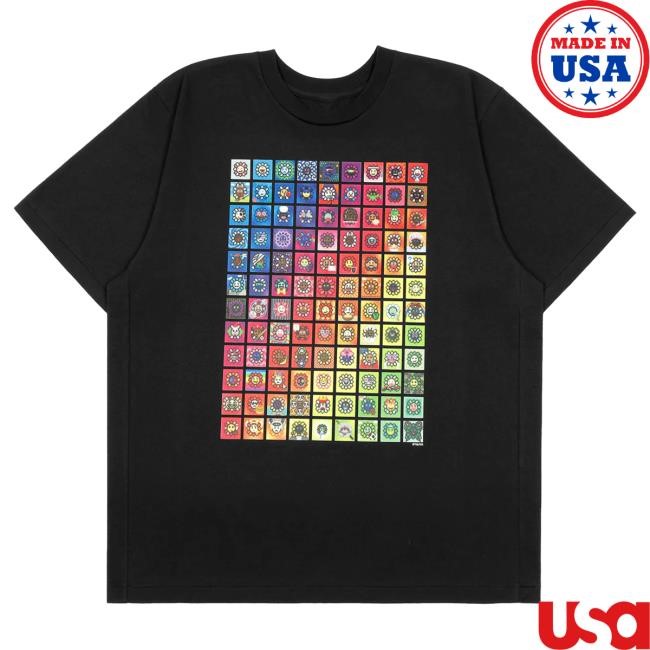 Official Complex Merch Store Shop Takashi Murakami And Jp The Wavy | Mnnk Bro 108 Bonno MURAKAMI.FLOWER San Francisco Ver. S/S Attractive Shirt Black