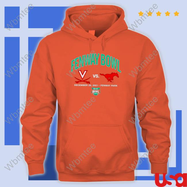 Virginia Cavaliers vs SMU Mustangs 2022 Fenway Bowl Dueling hoodie Official Virginia Cavaliers vs SMU Mustangs 2022 Fenway Bowl Dueling hoodie