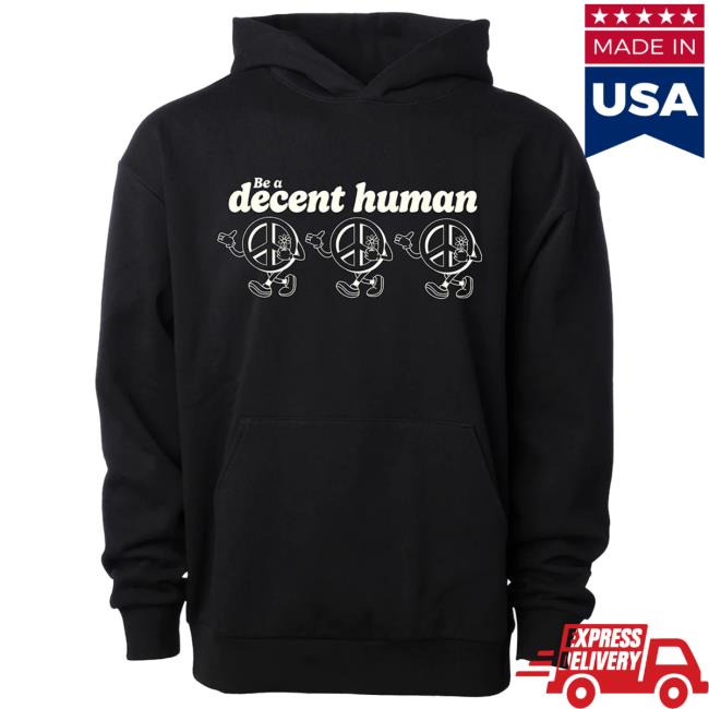 Official Barstool Huskies Merch Store Planbri Uncut Be A Decent Human Peace Pull Over Hoodie Barstoolhuskies Apparel Clothing Shop