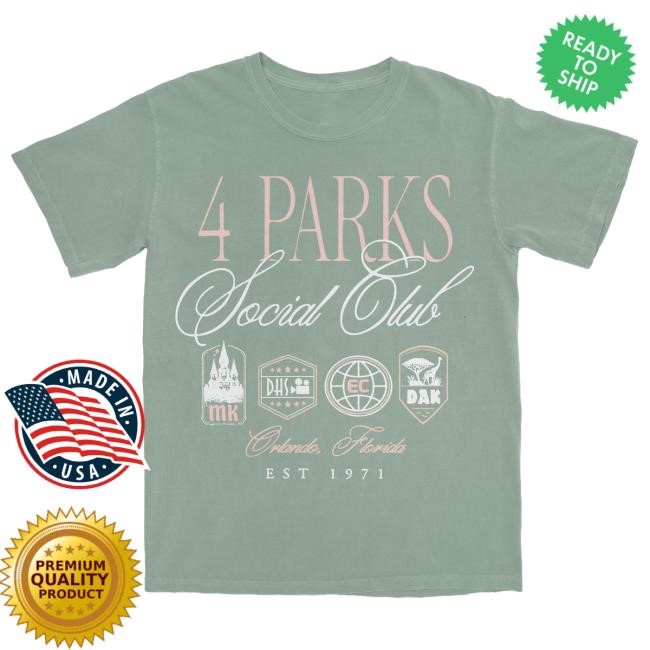 The Lost Bros 4 Parks Social Club T Shirt