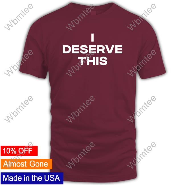 Official Dr Pepper Merch I Deserve Tee