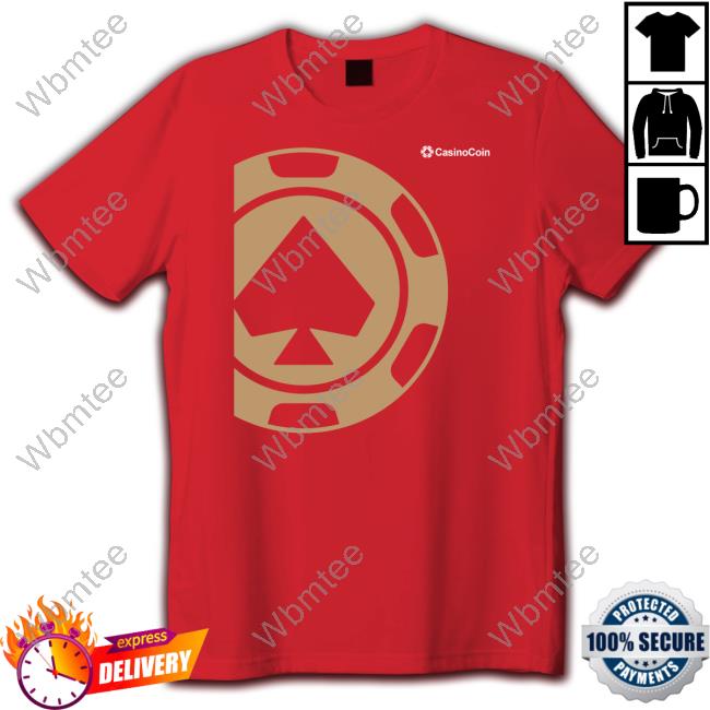 Xrpl Merch Official Casinocoin Gold Long Sleeve T Shirt