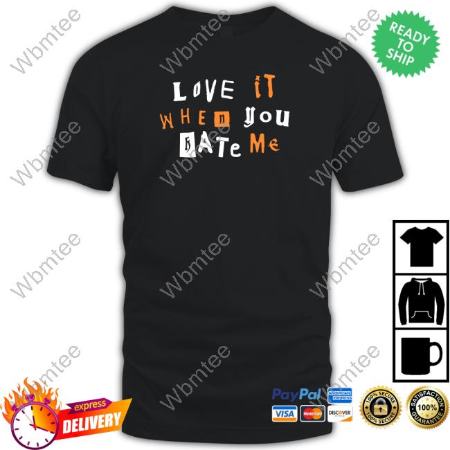 Avril Lavigne Merch Love It When You Hate Me T Shirts