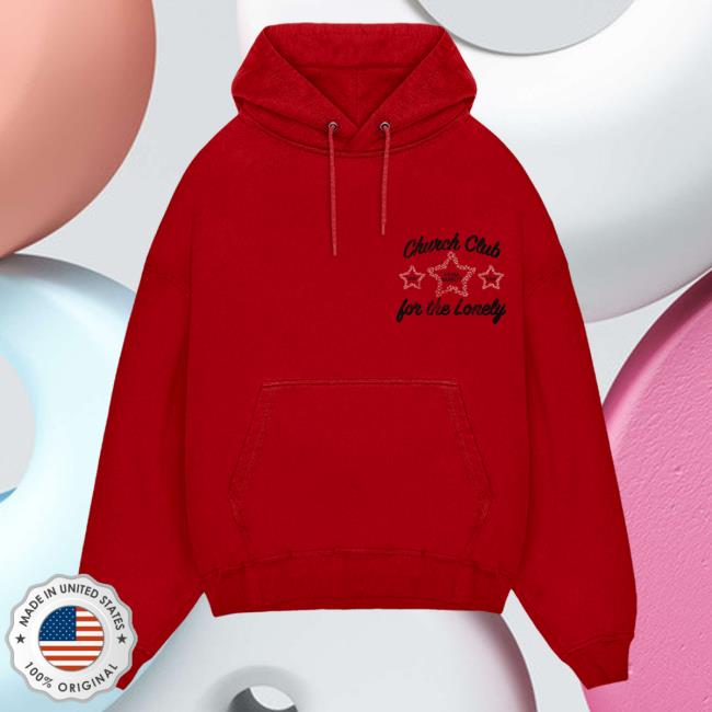 Nessa Barrett Official Merch Store Church Club Cherry New Hoodie
