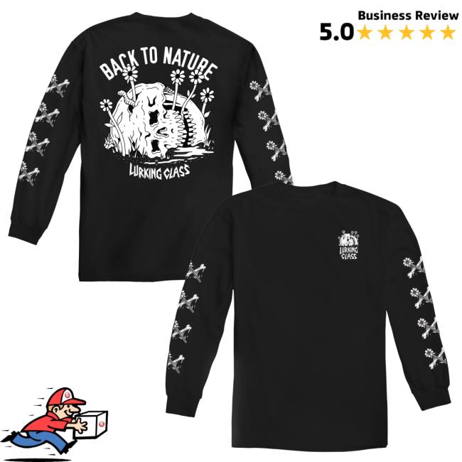 Official Lurking Class Clothing Back To Nature Longsleeve Black LurkingClass
