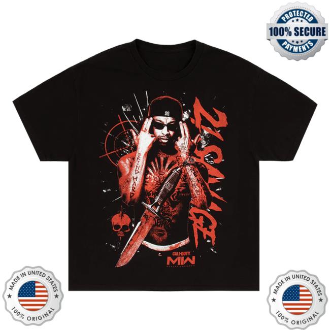 Official 21 Savage Merch Store Saint Laurent Don 21 Savage X Cod T-Shirt 21 Savage Apparel Clothing 21Savage