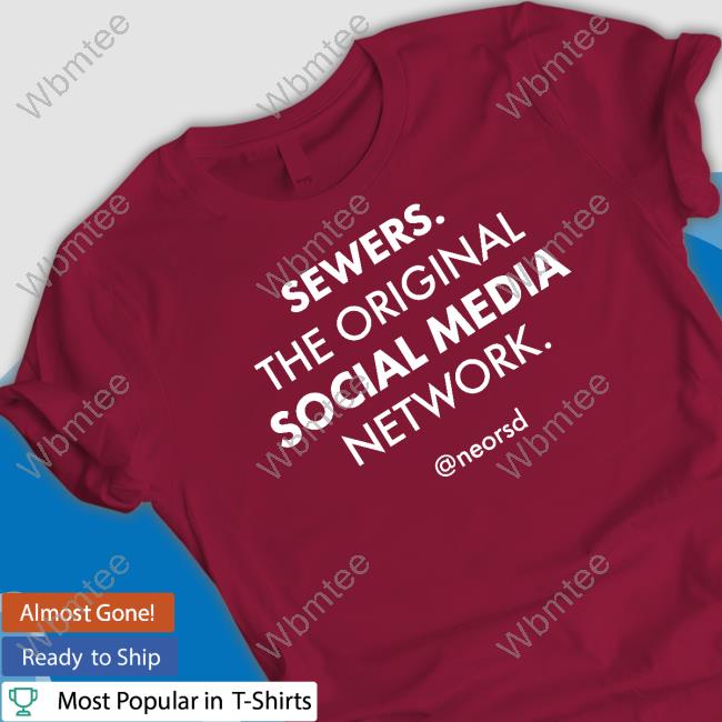 Sewers The Original Social Media Network Shirt Black