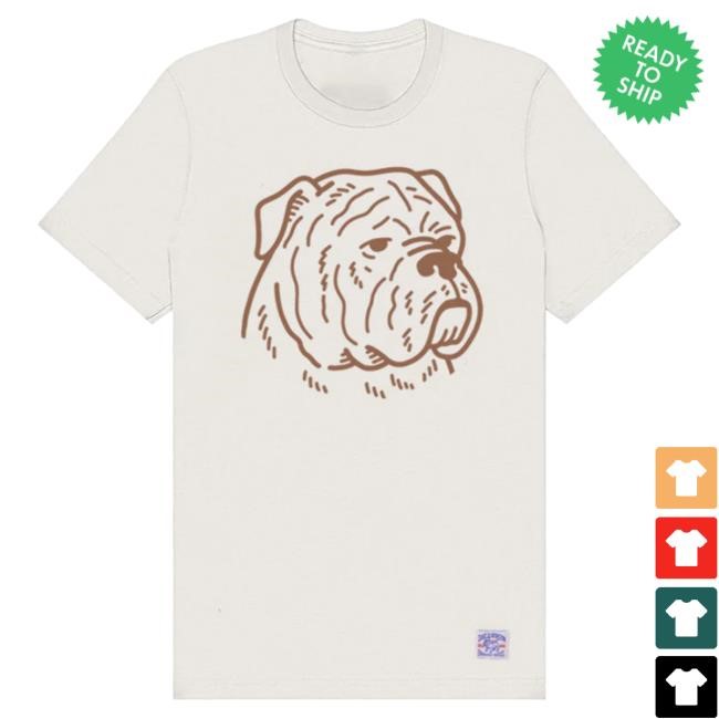 Athletic Heather Bulldog Graphic Tee from Duke & Winston with Heritage Vibe