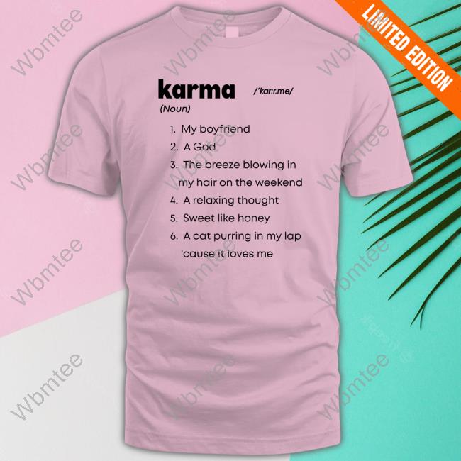 Brie Larson Karma My Boyfriend A God The Breeze Blowing In My Hair On The Weekend A Relaxing Thought Sweet Like Honey A Cat Purring In My Lap Cause It Loves Me Sweatshirt