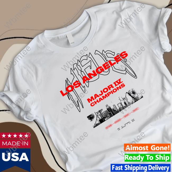 100 Thieves Merch La Thieves Los Angeles 2023 Major Iv Champions T Shirt