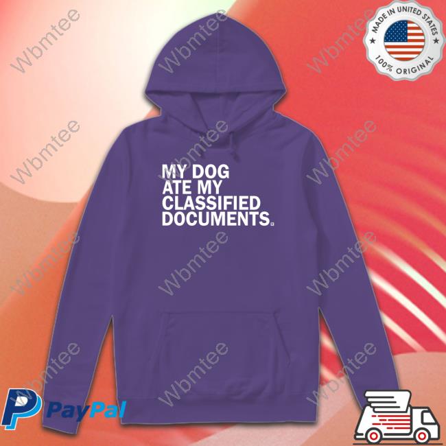 Official Raygun Shop My Dog Ate My Classified Documents Shirt Kasie Hunt