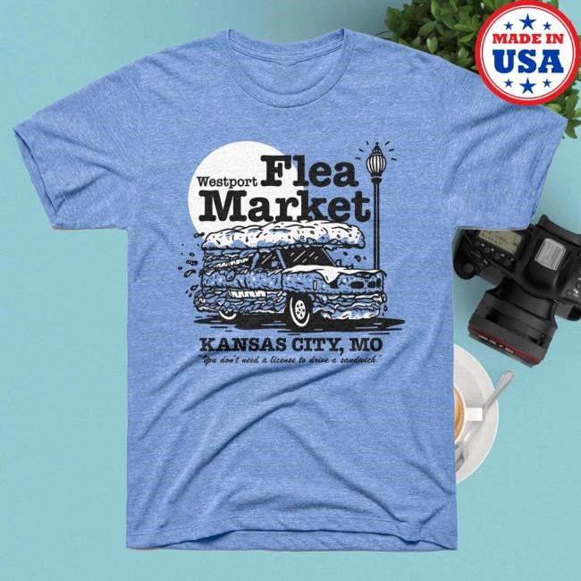 Official Charlie Hustle Westport Flea Market Burger-Mobile Shirt
