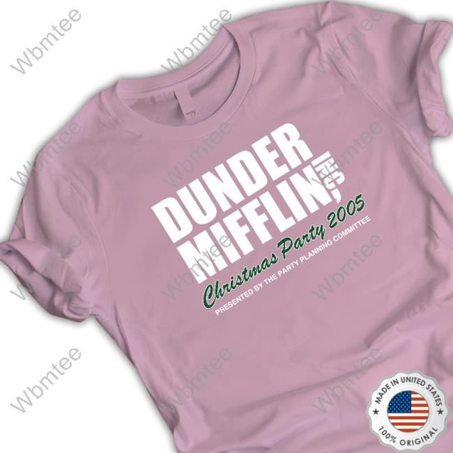 Official Shitheadsteve Merch Dunder Mifflin Inc Christmas Party 2005 Sweatshirt