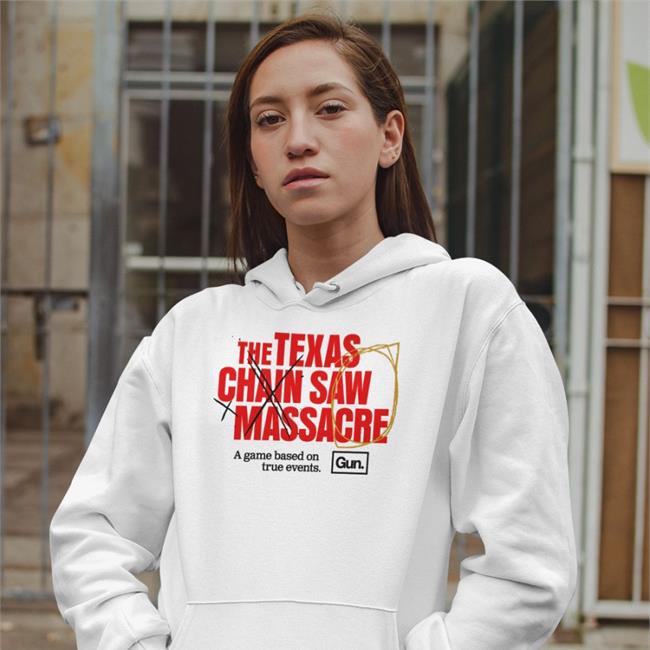 The Texas Chain Saw Massacre T-Shirt Weskeltner The Texas Chain Saw Massacre A Game Based On True Events Gun T Shirt