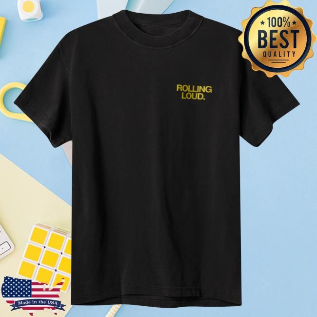 RL World Tour Dept. Vintage Black S/s Shirt Rolling Loud Shop