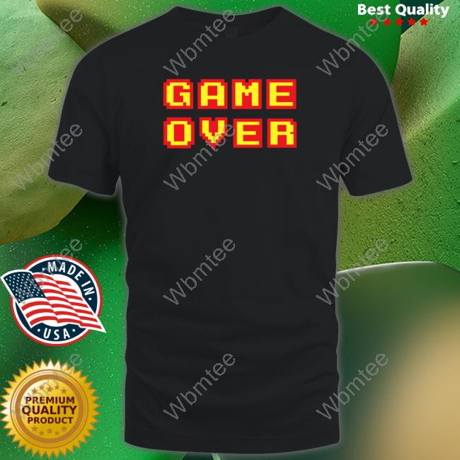 Official Game Over Retro Video Games Gaming Shirt