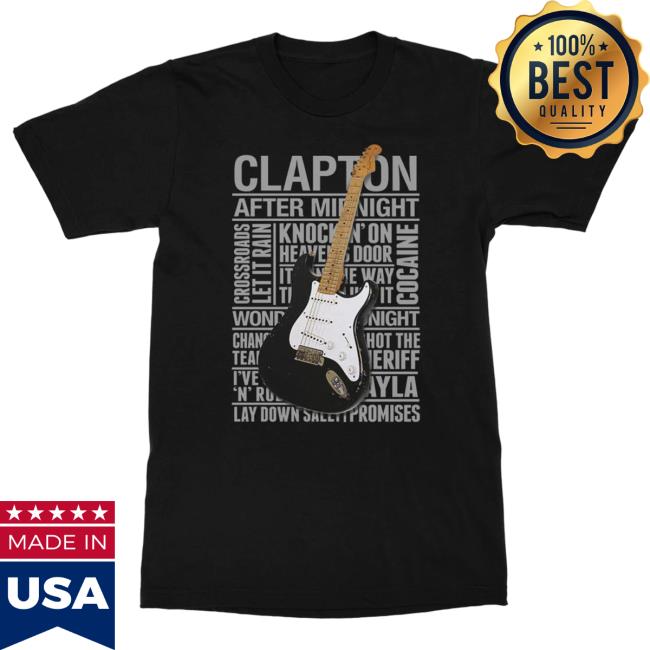 Official Eric Clapton Merch Store After Midnight T Shirt