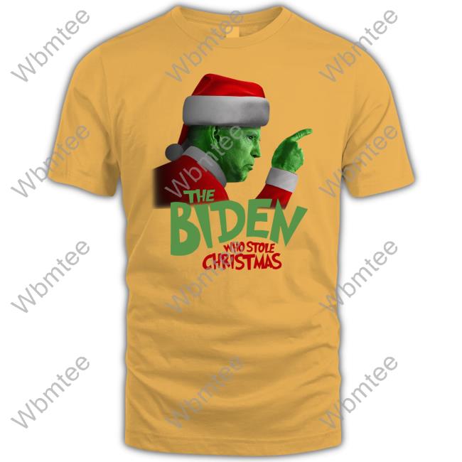 The Officer Tatum Merch Grinch The Biden Who Stole Christmas Tank Theofficertatumstore