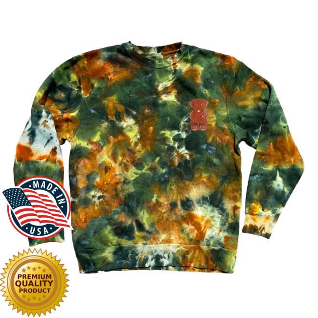 Official Mr Eatwell Clothing Fredible Ii Crew In Canna-Flage Ice Tie Dye Mreatwell