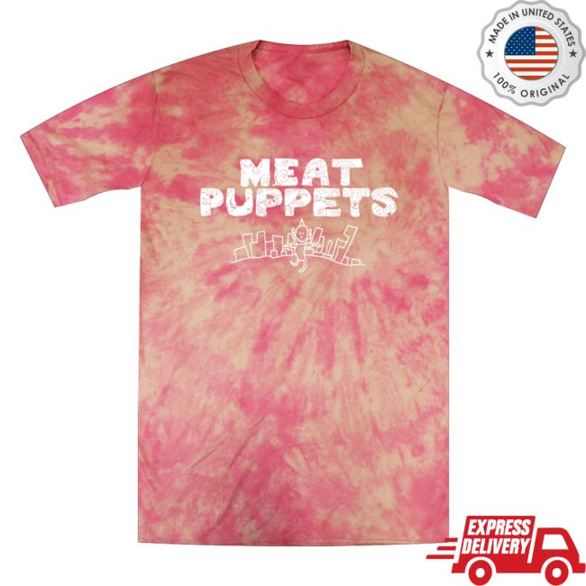 Official Hello Merch Meat Puppets Clown Tie Dye Tee Hellomerch MeatPuppets
