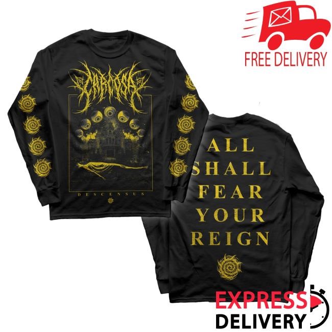 Official Carcosa Merch Store Carcosa Descensus LS T Shirt Carcosa Apparel Clothing Shop Carcosabc