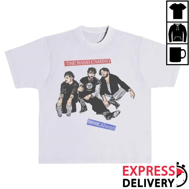 Official Band Camino Merch Band Photo Tee The Band Camino
