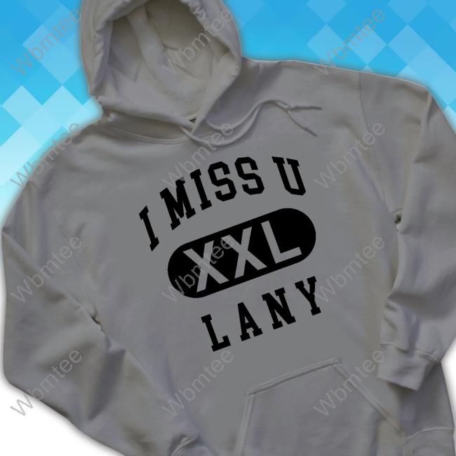 Lany Merch I Miss U XXL Hoodie Lanymerch