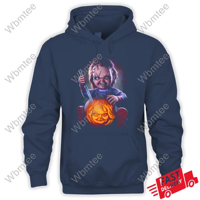 Cavity Colors Chucky Creepy Carver Long Sleeve T Shirt