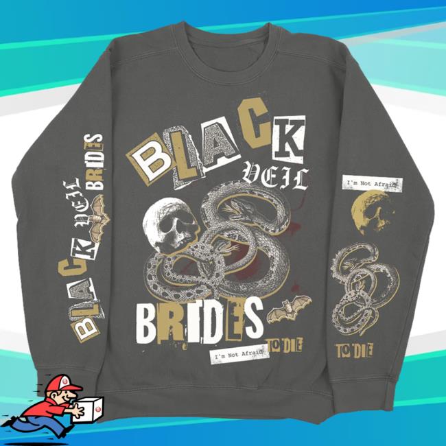 Official Black Veil Brides Merch Store Black Veil Brides Not Afraid To Die Shirt New Black Veil Brides Clothing Shop