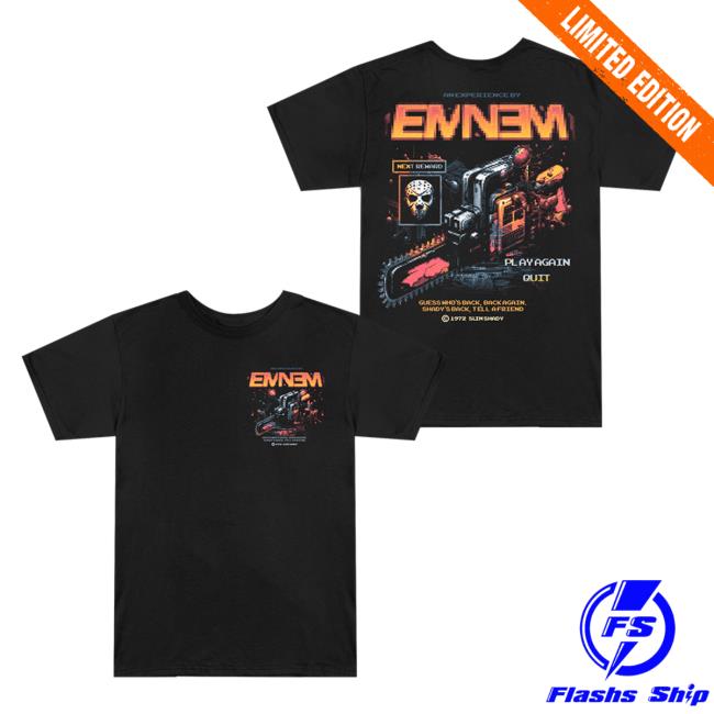 Eminem Merch Shady Gaming Chainsaw T Shirt