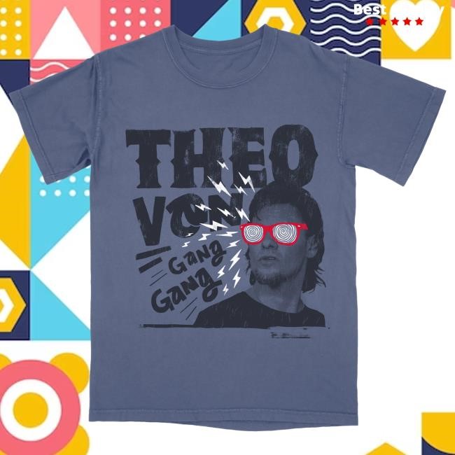 Official Theo Von Merch Hypno China Gold Tees