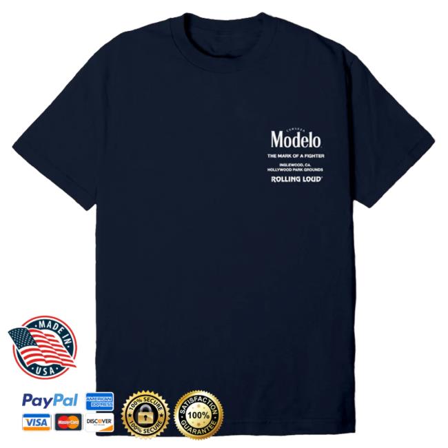 Official Modelo X Rl La 24 Off-Ramp Navy T Shirt
