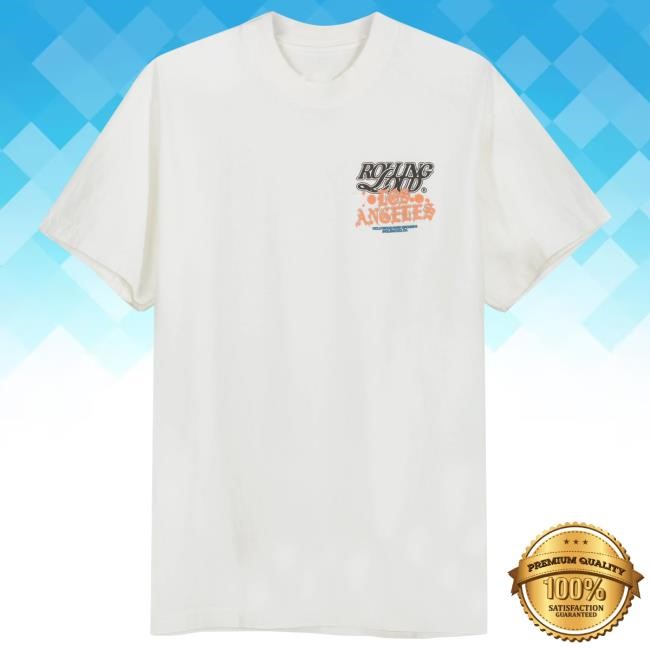RL LA 24 Landmark White Short Sleeve Shirt Rolling Loud Shop